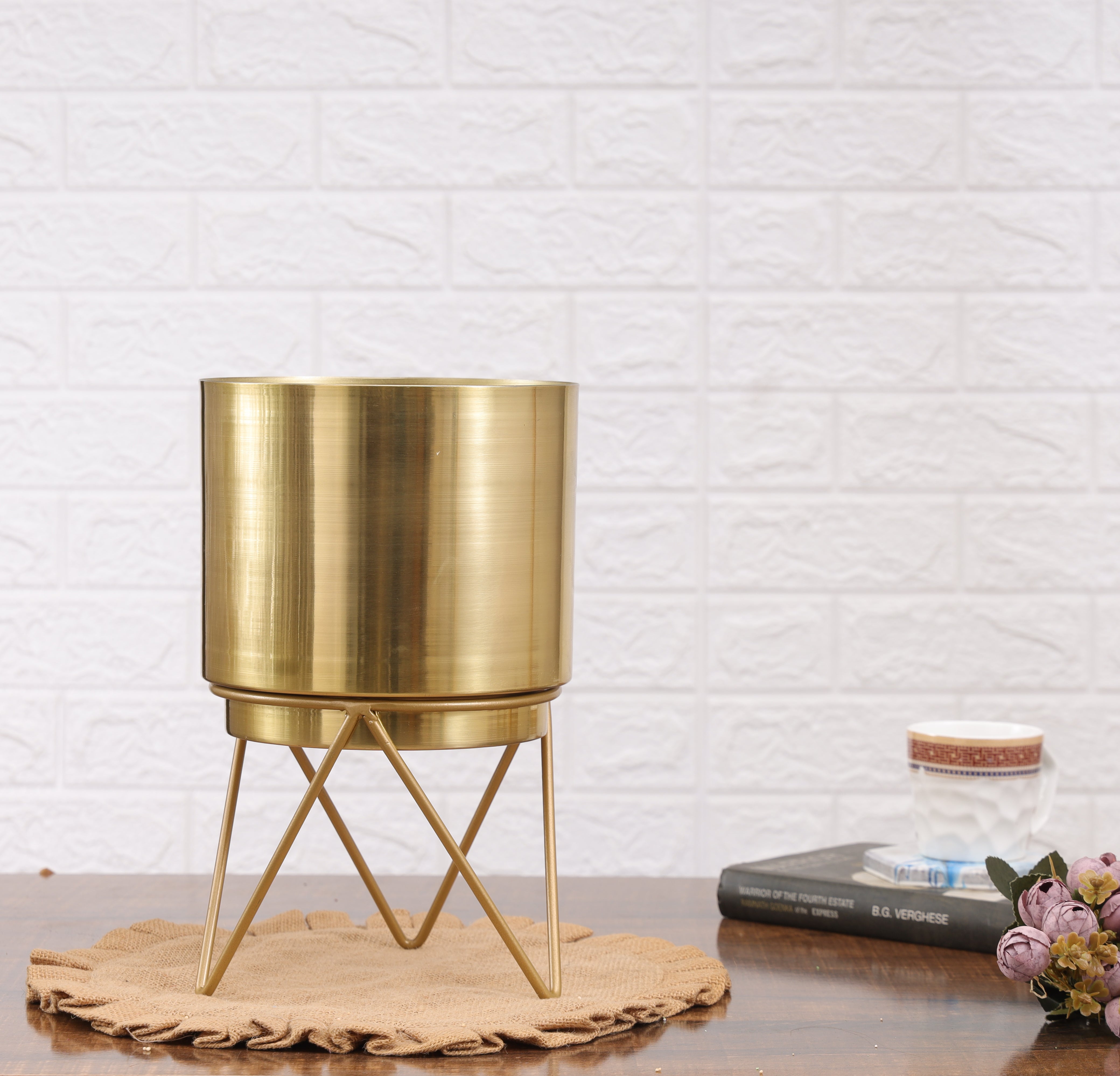 Elle Gold Planters (Pack of 1)